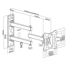 Кронштейн Bratek LPA51-113 Black Кронштейн Bratek LPA51-113 Black