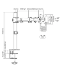 Кронштейн ITECHmount MBS-03F Black