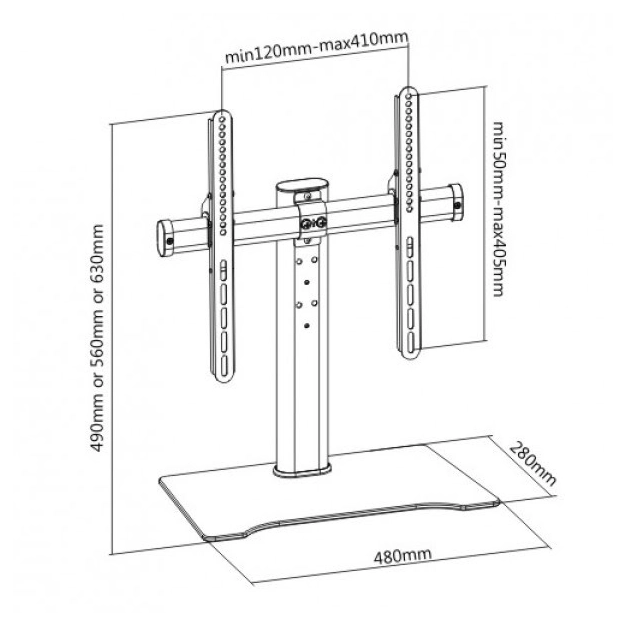 Кронштейн ITECHmount KFG-1 Black Кронштейн ITECHmount KFG-1 Black
