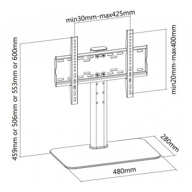 Кронштейн ITECHmount KFS-1 Black Кронштейн ITECHmount KFS-1 Black