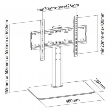 Кронштейн ITECHmount KFS-1 Black