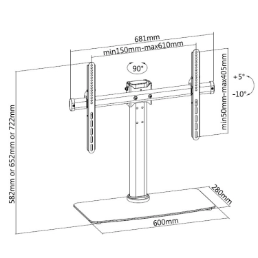 Кронштейн ITECHmount KFG-3 Black