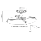 Кронштейн Brateck PRB-16-04F White Кронштейн Brateck PRB-16-04F White