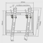 Кронштейн ITECHmount PB2T Black Кронштейн ITECHmount PB2T Black