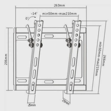 Кронштейн ITECHmount PB2T Black