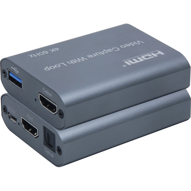 Обладнання відеозахоплення AirBase HD-VC7 Black Обладнання відеозахоплення AirBase HD-VC7 Black