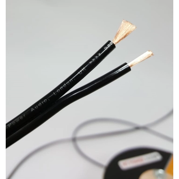 Speaker cable MT-Power Sapphire black Speaker Wire 2/16 AWG