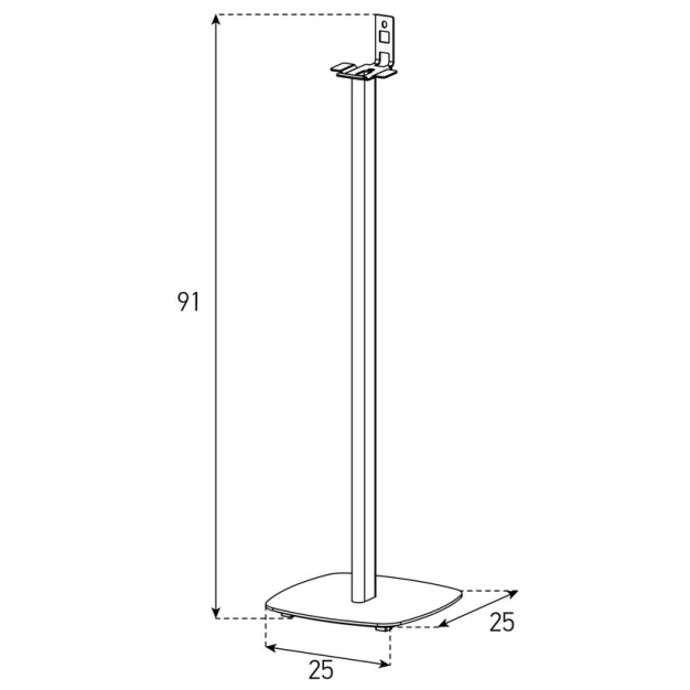 Стійки під акустику Sonorous SP 500-BLK