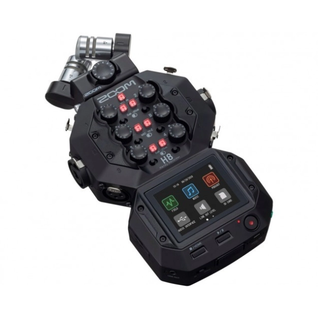 Портативний багатоканальний рекордер Zoom Н8 Black Портативний багатоканальний рекордер Zoom Н8 Black