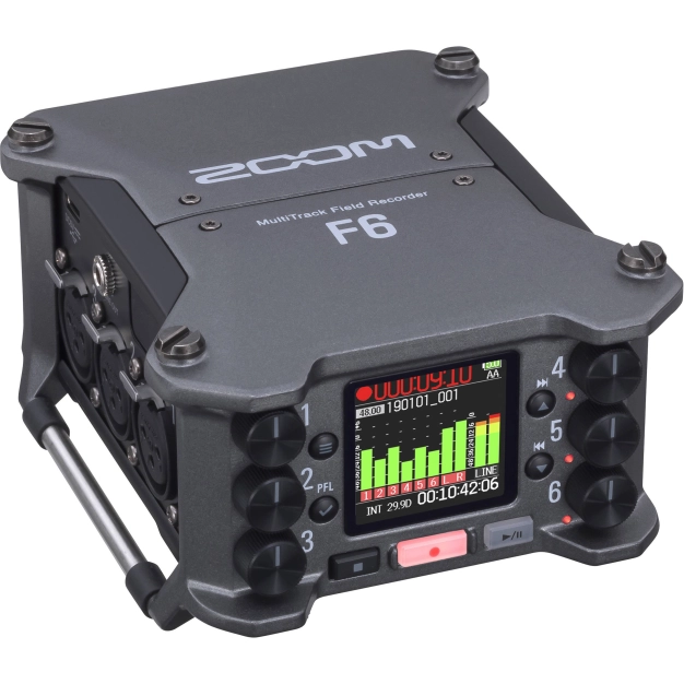 Многоканальный полевой рекордер  Zoom F6 Black