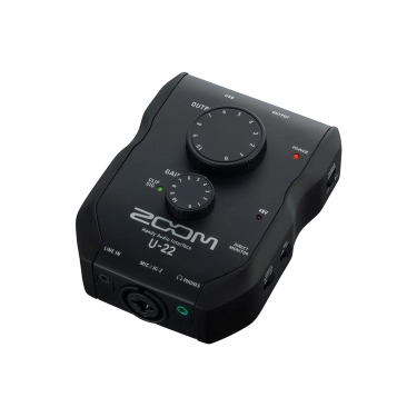 Аудіоінтерфейс Zoom U-22 Black