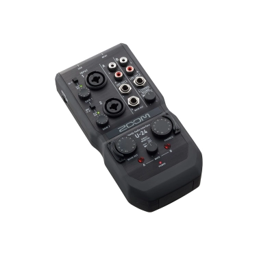 Аудіоінтерфейс Zoom U-24 Black