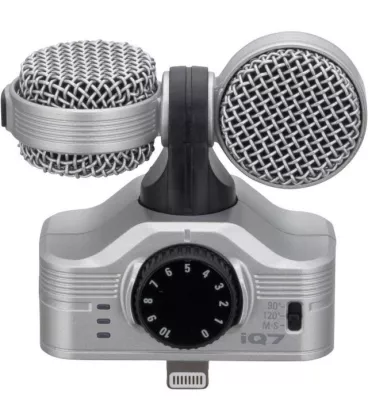 Мікрофон для iOS Zoom iQ7 Silver