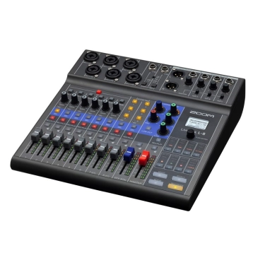 Цифровий пульт мікшерний Zoom LiveTrak L-8 Black