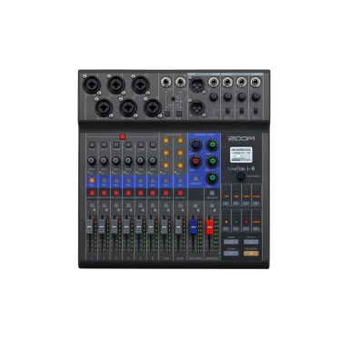 Цифровий пульт мікшерний Zoom LiveTrak L-8 Black