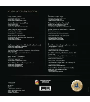 Вініловий диск 2LP Clearaudio - 40 Years Excellence Edition