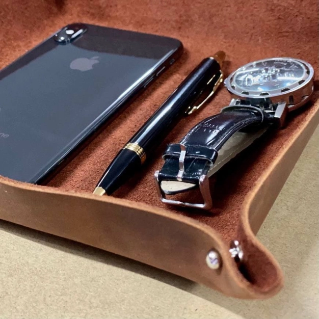 Шкіряний органайзер для зберігання Boset Brown