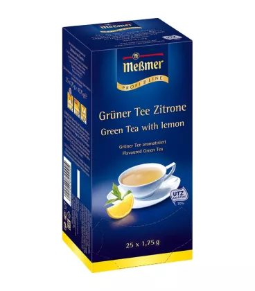 Чай MESSMER Gruener Tee Zitrone 25 х 1,75 г