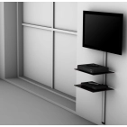Полиця під телевізор Sonorous PLASMA PL 2620-B-HBLK Полиця під телевізор Sonorous PLASMA PL 2620-B-HBLK