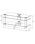 TV stand Sonorous PLASMA PL 3400-C-INX