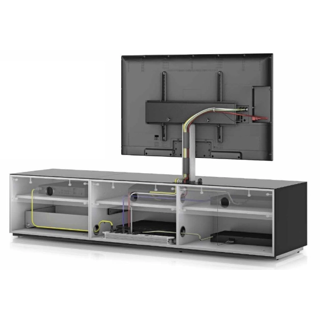 Тумба під телевізор Sonorous STUDIO STA 161I-WHT-WHT-BS