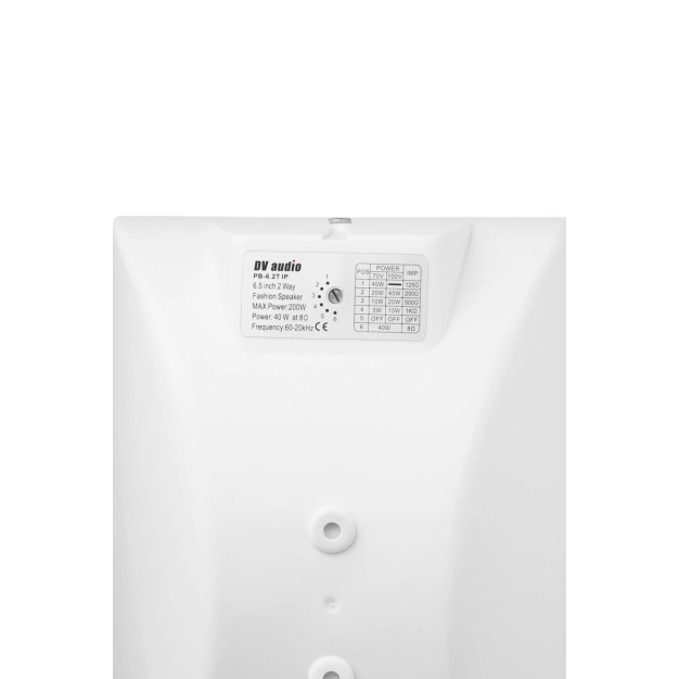 Акустична система DV audio PB-6.2T IP White Акустична система DV audio PB-6.2T IP White