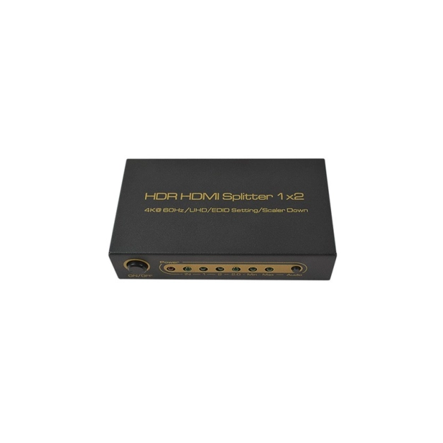 HDMI 2.0 Сплітер 1x2 AirBase K-SP124K-EDID Scaler