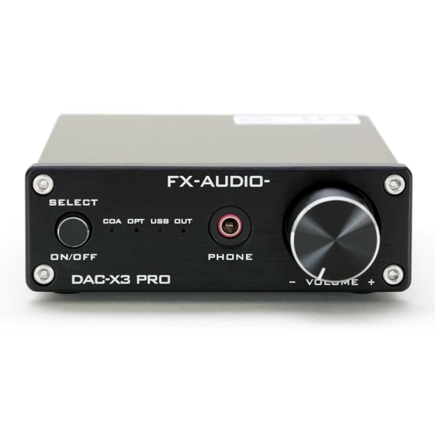Цифро-аналоговий перетворювач та підсилювач для навушників FX Audio DAC-X3 Pro Black