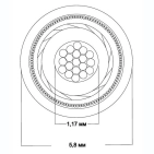 Межблочний аналоговий кабель Van Den Hul MC Silver IT 65G RCA 0.8 m Межблочний аналоговий кабель Van Den Hul MC Silver IT 65G RCA 0.8 m