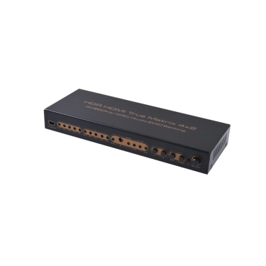 HDMI 2.0 Матриця 4x2 з аудіоекстрактором 4К ASK HDMX0012M1