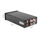 Цифровий стерео підсилювач FX-Audio FX-502SPRO 2 х 80 Вт / 4 Ом Black