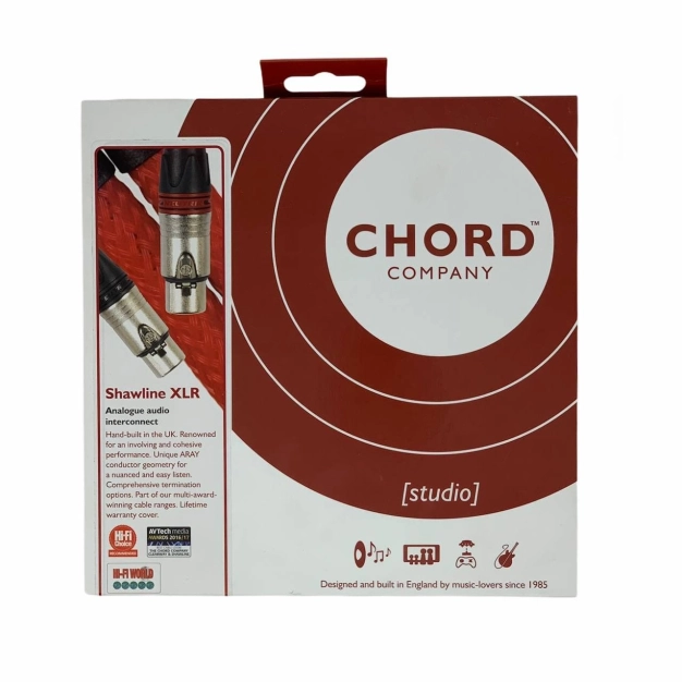 Шнур міжблоковий CHORD Shawline 2XLR to 2XLR 1 м Red Шнур міжблоковий CHORD Shawline 2XLR to 2XLR 1 м Red