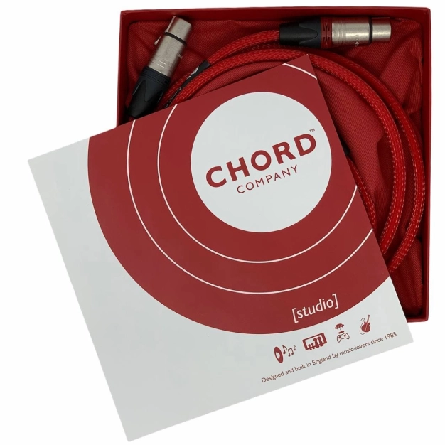 Шнур міжблоковий CHORD Shawline 2XLR to 2XLR 1 м Red Шнур міжблоковий CHORD Shawline 2XLR to 2XLR 1 м Red