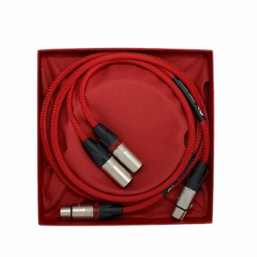 Шнур міжблоковий CHORD Shawline 2XLR to 2XLR 1 м Red