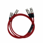Шнур міжблоковий CHORD Shawline 2XLR to 2XLR 1 м Red Шнур міжблоковий CHORD Shawline 2XLR to 2XLR 1 м Red