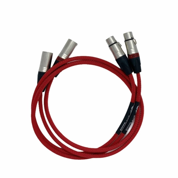 Шнур міжблоковий CHORD Shawline 2XLR to 2XLR 1 м Red