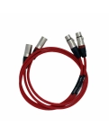 Шнур міжблоковий CHORD Shawline 2XLR to 2XLR 1 м Red