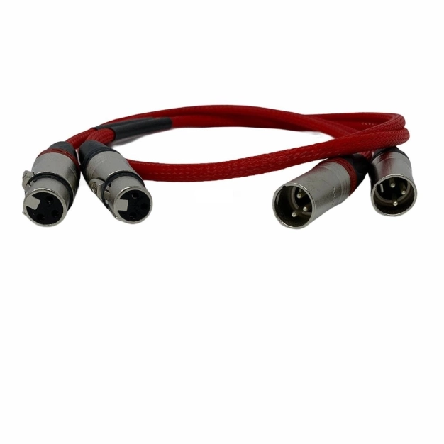 Шнур міжблоковий CHORD Shawline 2XLR to 2XLR 1 м Red Шнур міжблоковий CHORD Shawline 2XLR to 2XLR 1 м Red