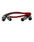 Шнур міжблоковий CHORD Shawline 2XLR to 2XLR 1 м Red