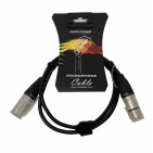 Кабель XLR-XLR Roxtone DMXX200L1 1м Кабель XLR-XLR Roxtone DMXX200L1 1м