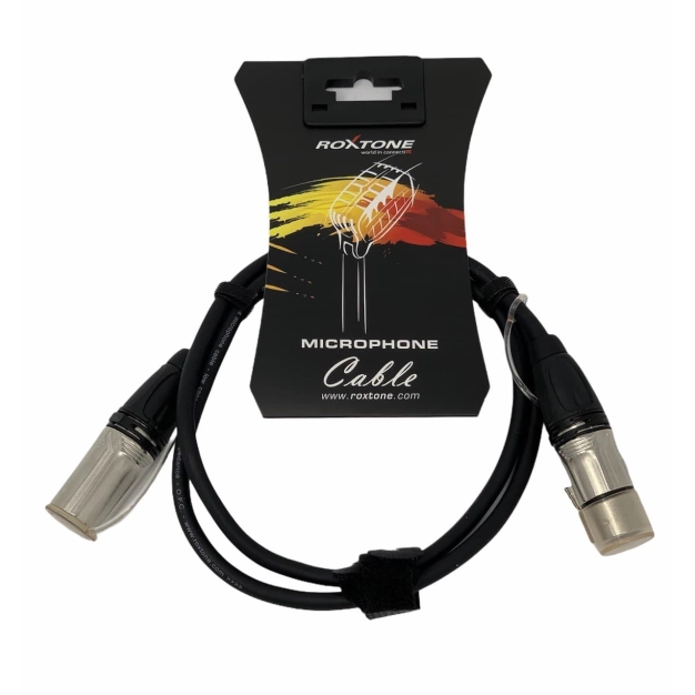 Кабель XLR-XLR Roxtone DMXX200L1 1м Кабель XLR-XLR Roxtone DMXX200L1 1м