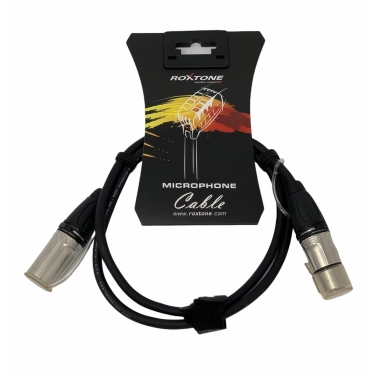 Кабель XLR-XLR Roxtone DMXX200L1 1м