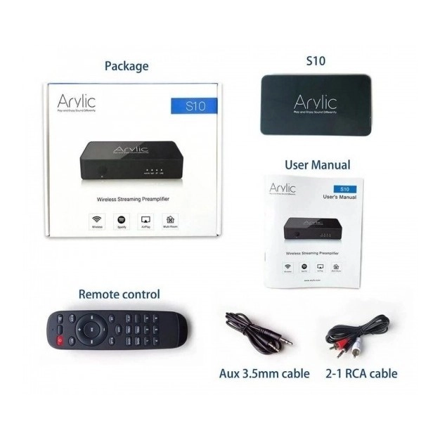 Бездротовий стерео-підсилювач Arylic S10 Бездротовий стерео-підсилювач Arylic S10