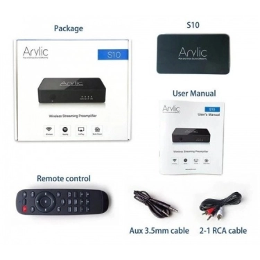 Бездротовий стерео-підсилювач Arylic S10