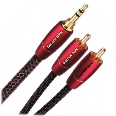 Аудіокабель міжблочний AudioQuest Golden Gate 3.5 мм - RCA 1.5 м