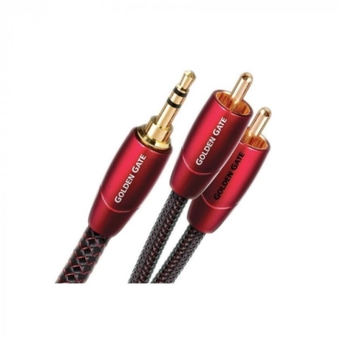 Аудіокабель міжблочний AudioQuest Golden Gate 3.5 мм - RCA 1.5 м