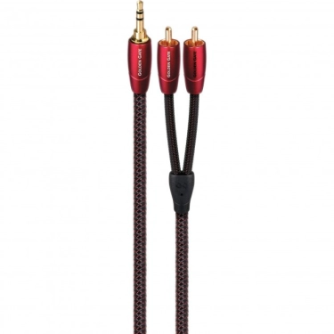 Аудіокабель міжблочний AudioQuest Golden Gate 3.5 мм - RCA 1.5 м