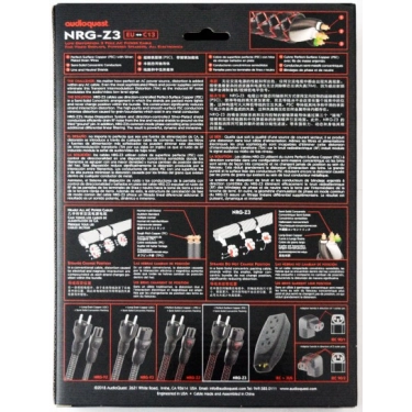 Силовий кабель AudioQuest NRG-Z3 EU 2 м