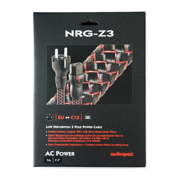 Силовий кабель AudioQuest NRG-Z3 EU 2 м Силовий кабель AudioQuest NRG-Z3 EU 2 м