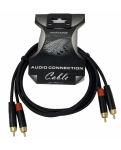 Готовий аудіокабель Roxtone GPTC160L1.5 2RCA plug - 2RCA plug 1.5 м